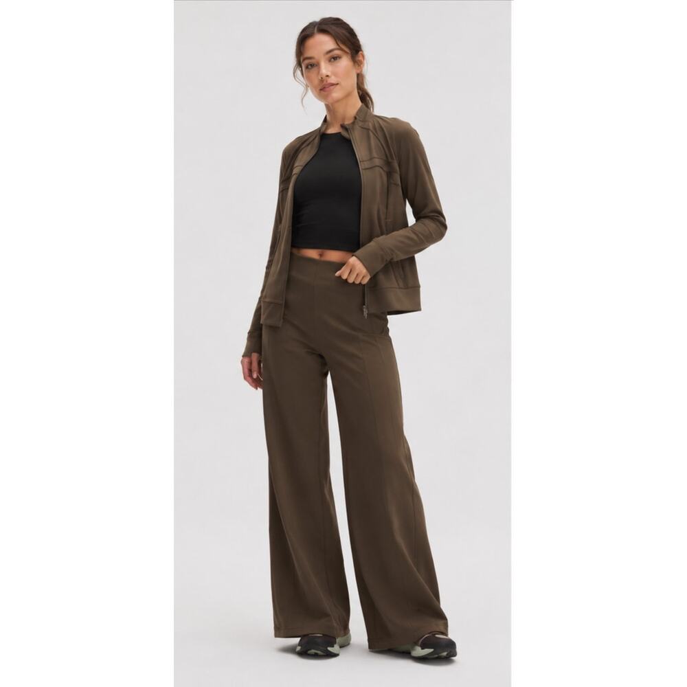Lululemon Define High-Rise Wide-Leg Pant Luon Olive Brown XXXS NWT